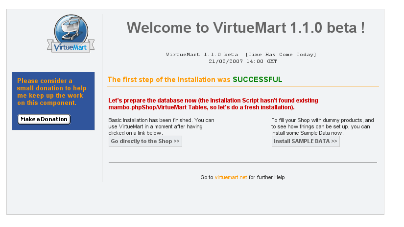 Documentation installation. Welcome virt.